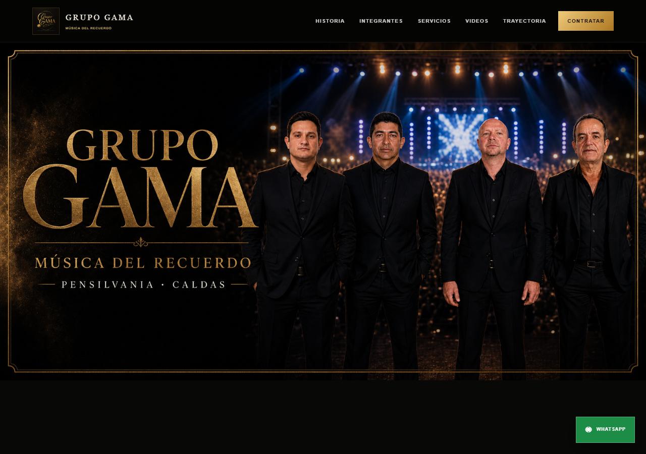 Sitio web Grupo Gama